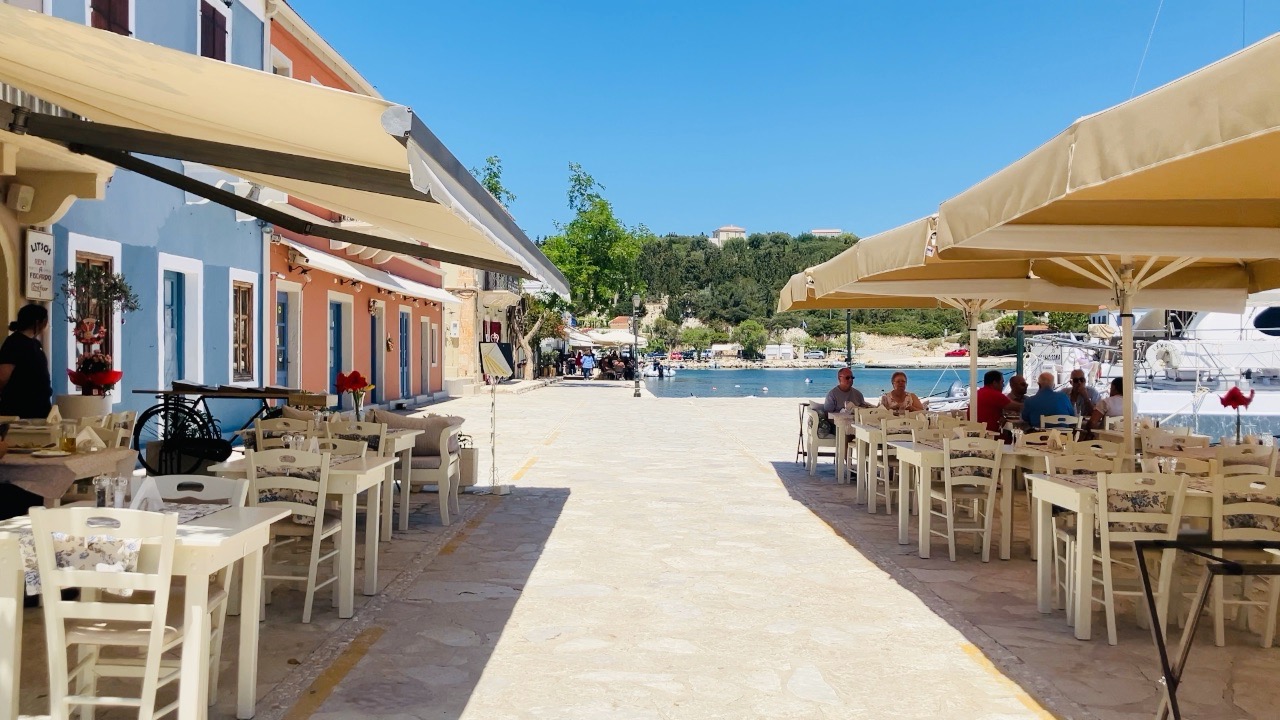 Fiskardo - marina na Kefalonii